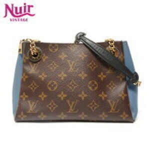 Louis Vuitton Surene Monogram Shoulder Bag Brown